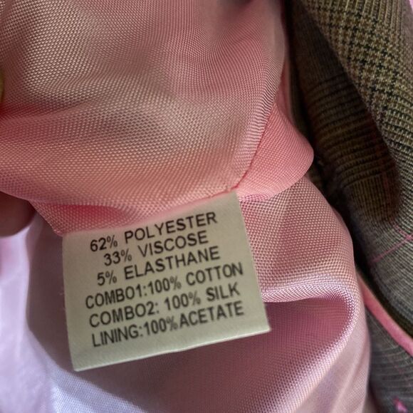 Rebecca Taylor plaid blazer jacket 10 feminine coquette girly academia preppy - Picture 6 of 6